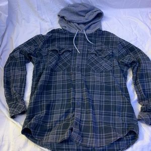 Men’s flannel hoodie